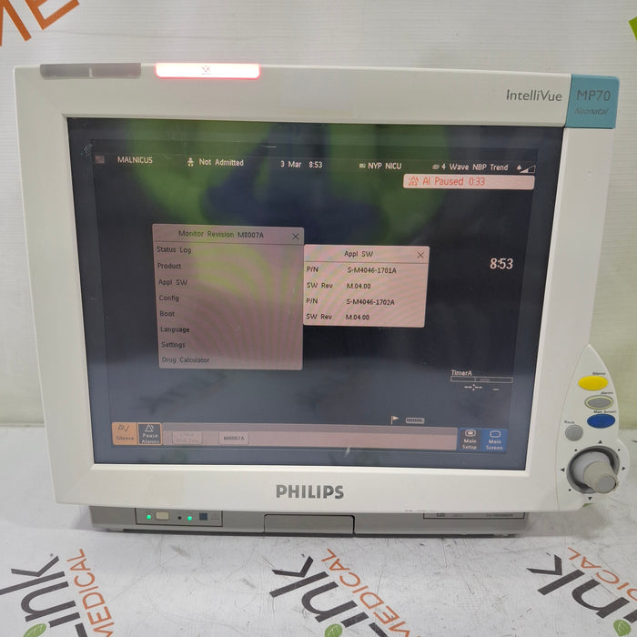 Philips IntelliVue MP70 - Neonatal Patient Monitor