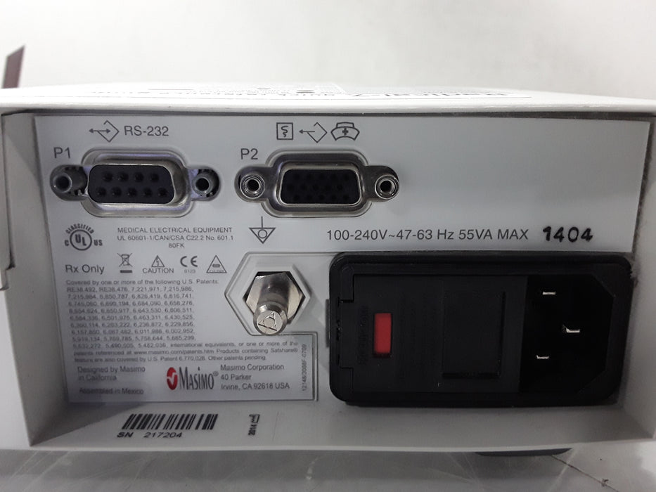 Masimo Masimo Radical 7 Pulse Oximeter w/ Base Patient Monitors reLink Medical