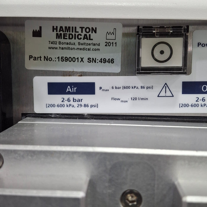 Hamilton Medical Inc Hamilton Medical Inc G5 Ventilator Respiratory reLink Medical