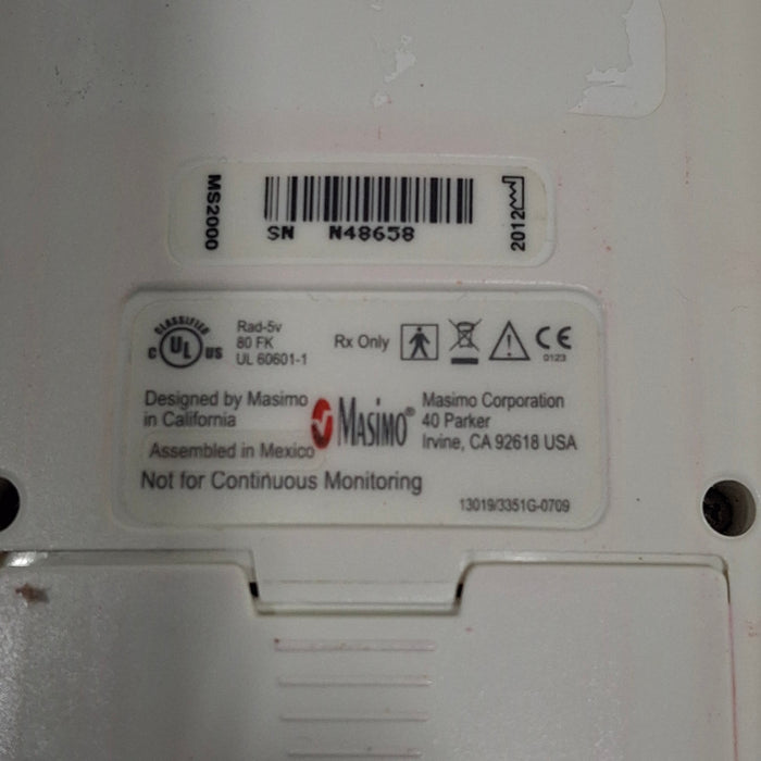 Masimo Masimo Rad-5v Handheld Pulse Oximeter Medical Patient Monitors reLink Medical