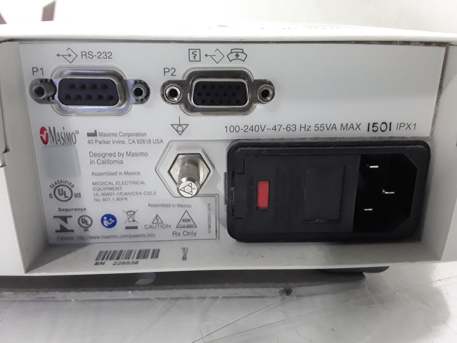 Masimo Masimo Radical 7 Pulse Oximeter w/ Base Patient Monitors reLink Medical