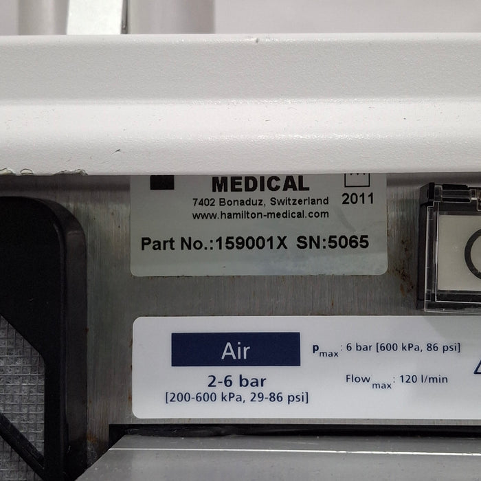 Hamilton Medical Inc Hamilton Medical Inc G5 Ventilator Respiratory reLink Medical