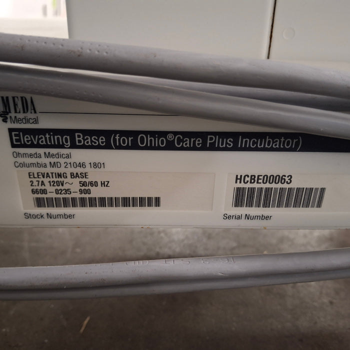 Ohmeda Medical Ohmeda Medical Ohio Care Plus Incubator Infant Warmers and Incubators reLink Medical