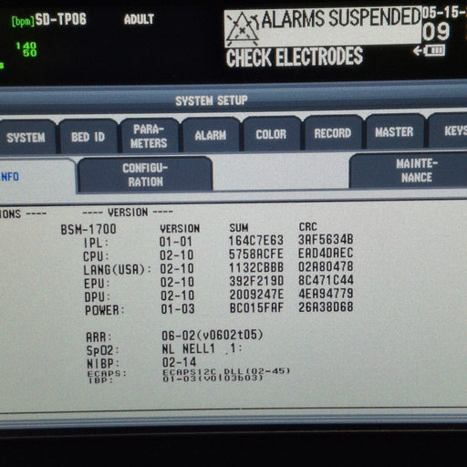 Nihon Kohden Nihon Kohden BSM-1753 Life Scope PT Transport Patient Monitor Patient Monitors reLink Medical