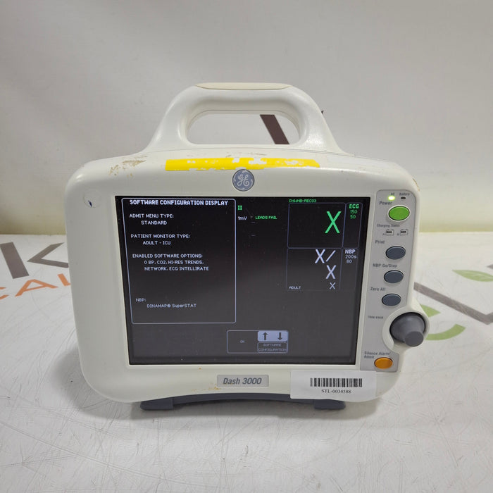 GE Healthcare GE Healthcare Dash 3000 - Masimo SpO2 Patient Monitor Patient Monitors reLink Medical