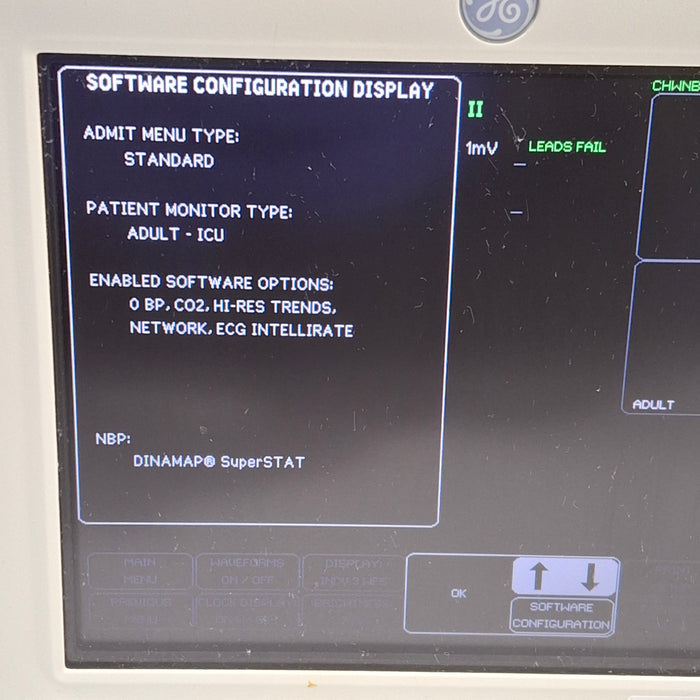 GE Healthcare GE Healthcare Dash 3000 - Masimo SpO2 Patient Monitor Patient Monitors reLink Medical