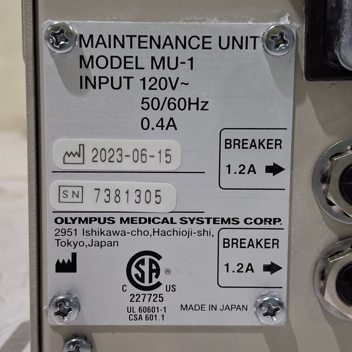 Olympus Olympus MU-1 Leakage Tester Flexible Endoscopy reLink Medical