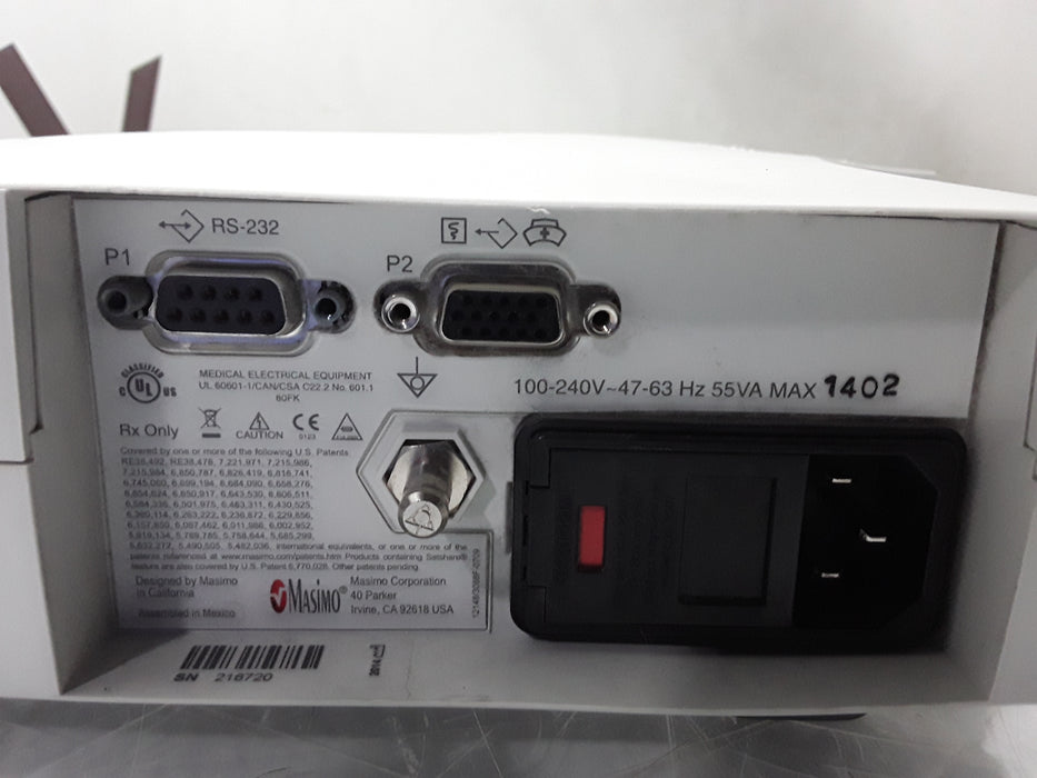 Masimo Masimo Radical 7 Pulse Oximeter w/ Base Patient Monitors reLink Medical