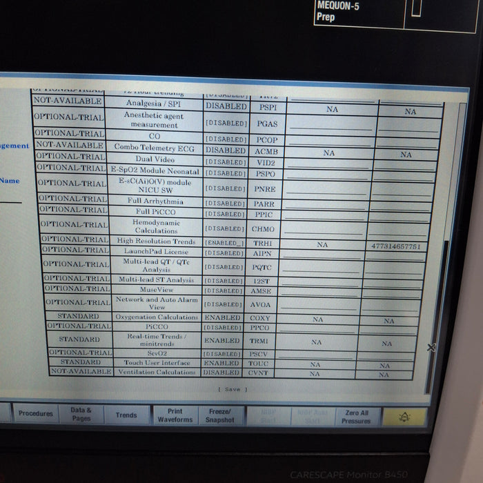 GE Healthcare Carescape B450 Patient Monitor
