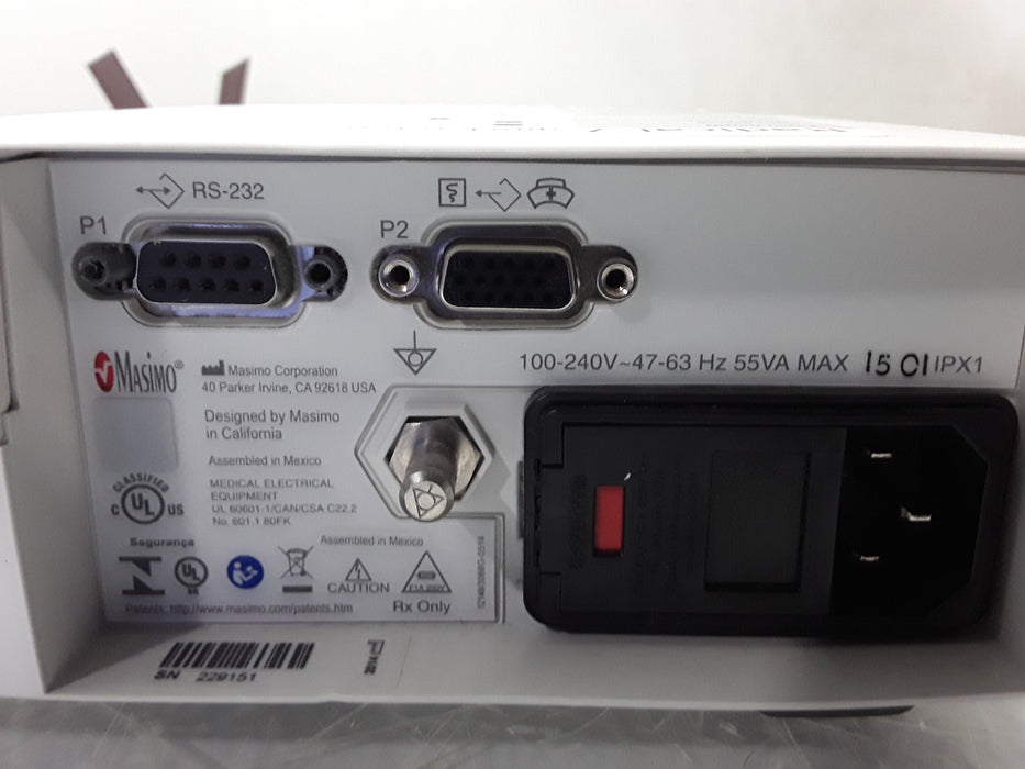 Masimo Masimo Radical 7 Pulse Oximeter w/ Base Patient Monitors reLink Medical