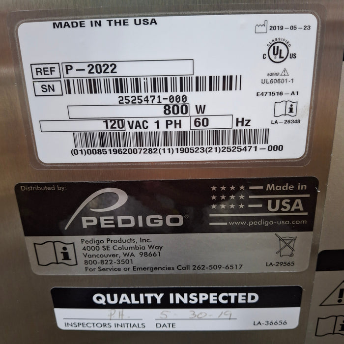 Pedigo Products, Inc. Pedigo Products, Inc. P-2022 Blanket Warmer Medical Furniture reLink Medical