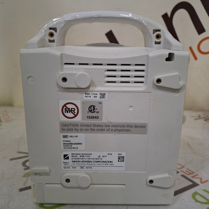 Nihon Kohden BSM-1753 Life Scope PT Transport Patient Monitor