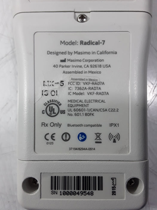 Masimo Masimo Radical 7 Pulse Oximeter w/ Base Patient Monitors reLink Medical