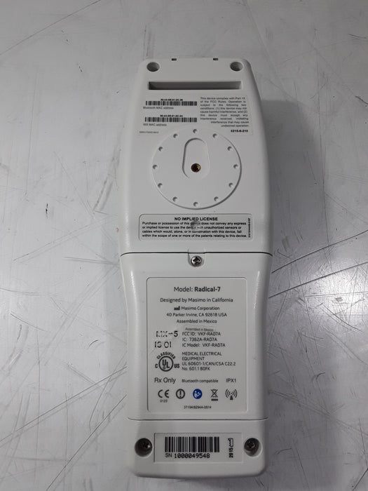 Masimo Masimo Radical 7 Pulse Oximeter w/ Base Patient Monitors reLink Medical