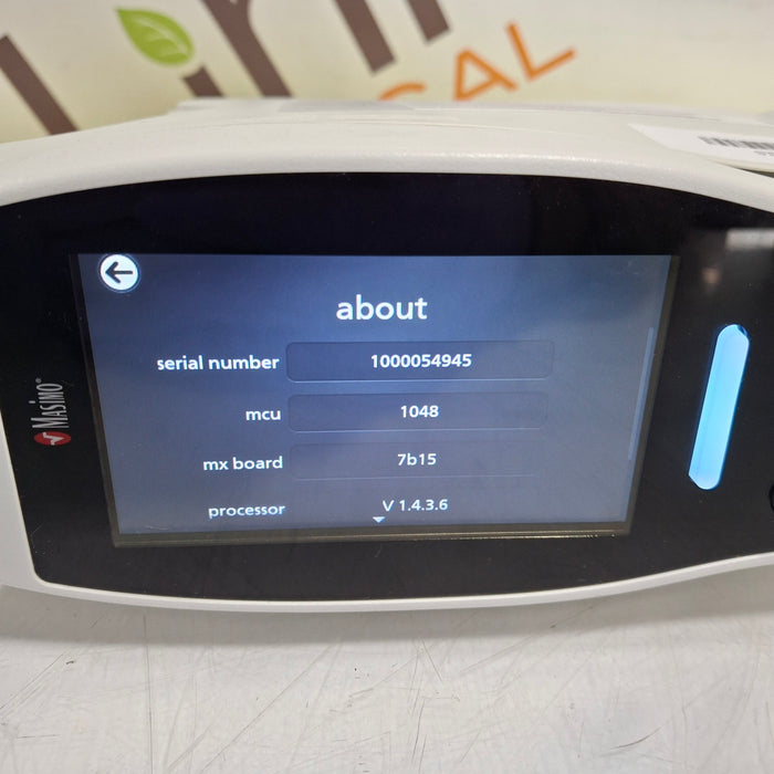 Masimo Radical 7 Pulse Oximeter w/ Base