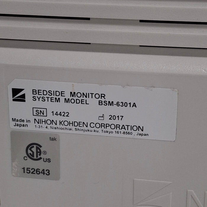 Nihon Kohden Nihon Kohden Life Scope BSM-6301A Patient Monitor Patient Monitors reLink Medical