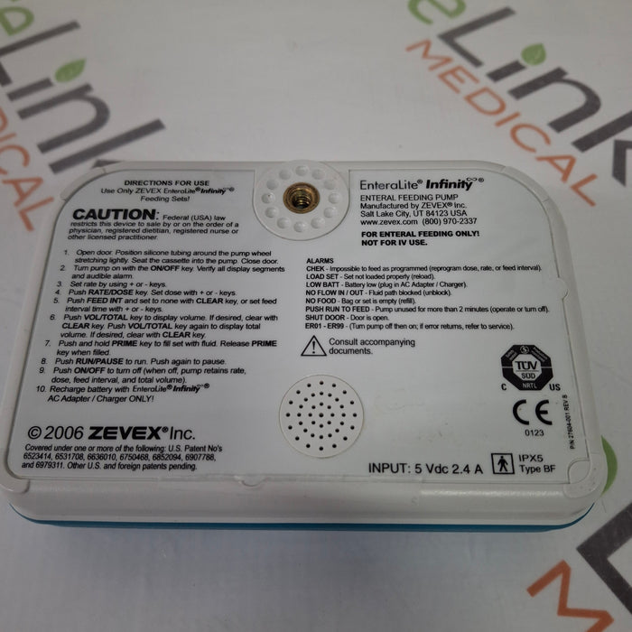 Moog Medical Enteralite Infinity Enteral Feeding Pump
