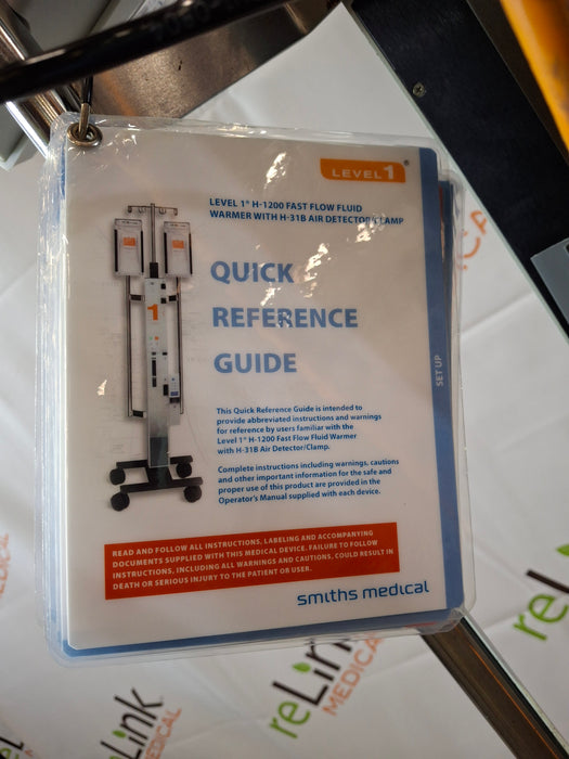Level 1 Technologies Inc. Level 1 Technologies Inc. H-1200 Fluid Warmer Surgical Equipment reLink Medical