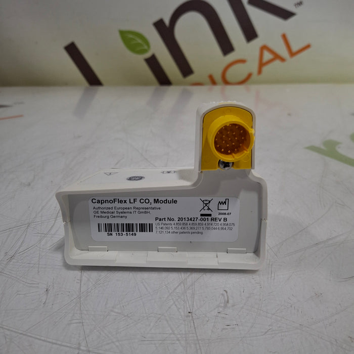 GE Healthcare GE Healthcare Capnoflex LF CO2 Module Patient Monitors reLink Medical