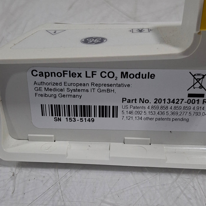 GE Healthcare GE Healthcare Capnoflex LF CO2 Module Patient Monitors reLink Medical