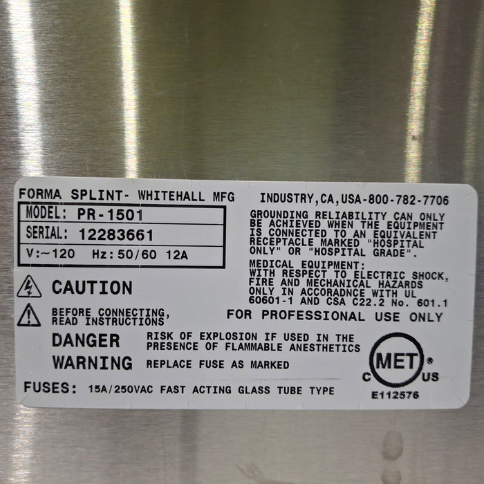 Whitehall Manufacturing Whitehall Manufacturing Forma-Splint Water Bath Industrial Equipment reLink Medical