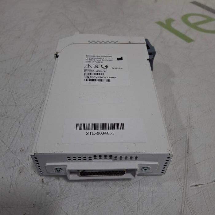 GE Healthcare GE Healthcare E-sCO-00 Respiratory Module Patient Monitors reLink Medical