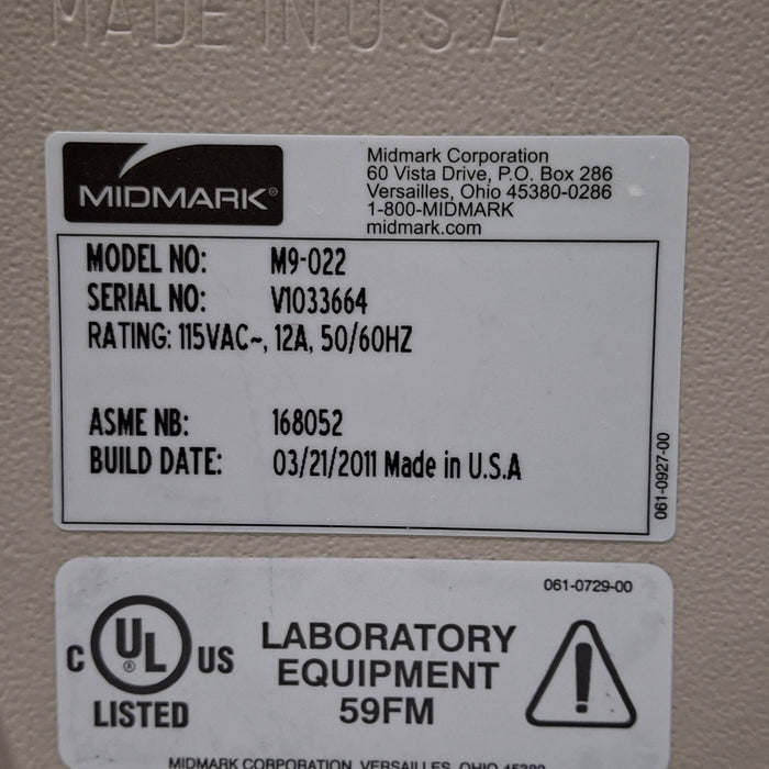 Midmark Midmark Ritter M9-022 UltraClave Autoclave Sterilizer Sterilizers & Autoclaves reLink Medical