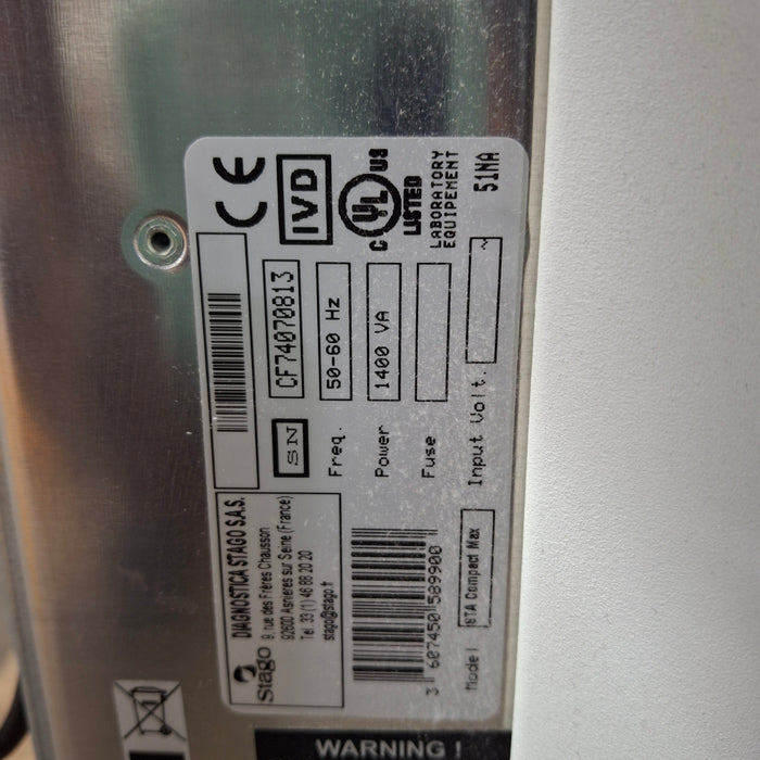 Diagnostica Stago, Inc. Diagnostica Stago, Inc. Sta Compact Max Hemostasis Analyzer Clinical Lab reLink Medical