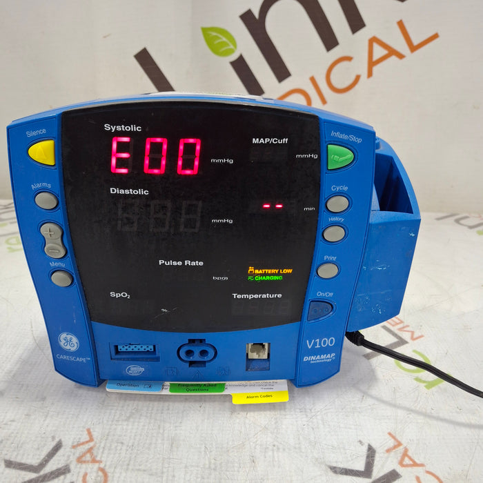GE Healthcare GE Healthcare Dinamap V100 - NIBP Vital Signs Monitor Patient Monitors reLink Medical