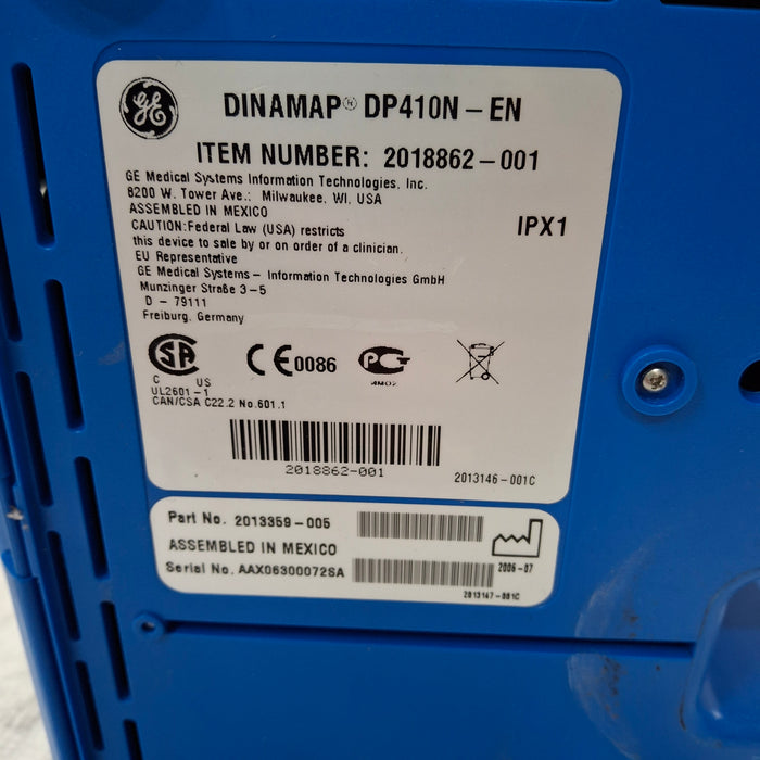 GE Healthcare GE Healthcare Dinamap Pro 400V2 Vital Signs Monitor Patient Monitors reLink Medical