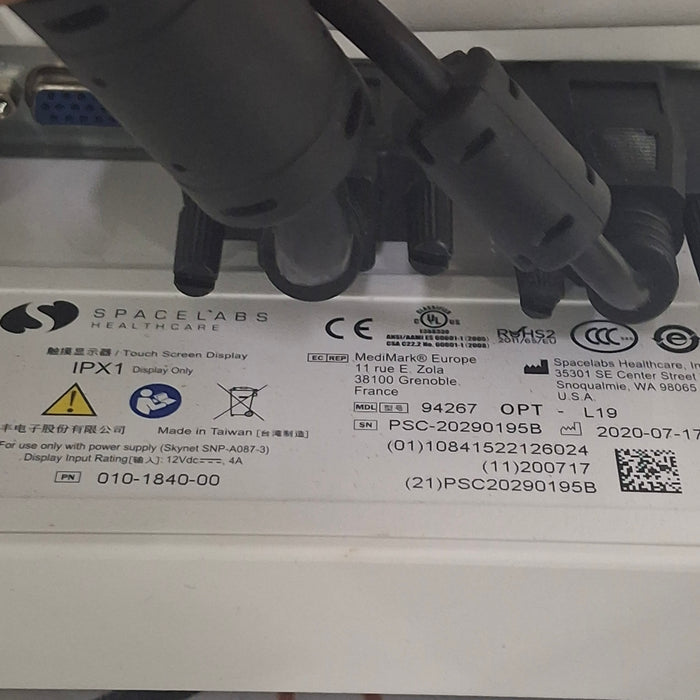 Spacelabs Healthcare Xprezzon 94267 Opt-19 Patient Monitor