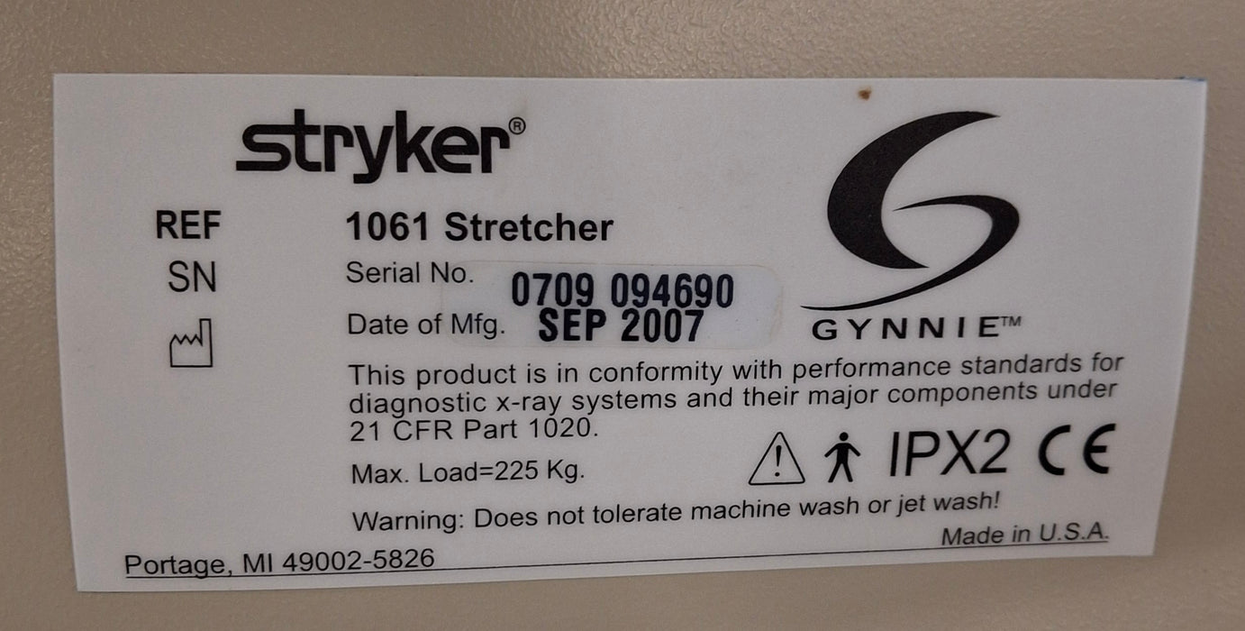 Stryker Stryker 1061 Stretcher Beds & Stretchers reLink Medical
