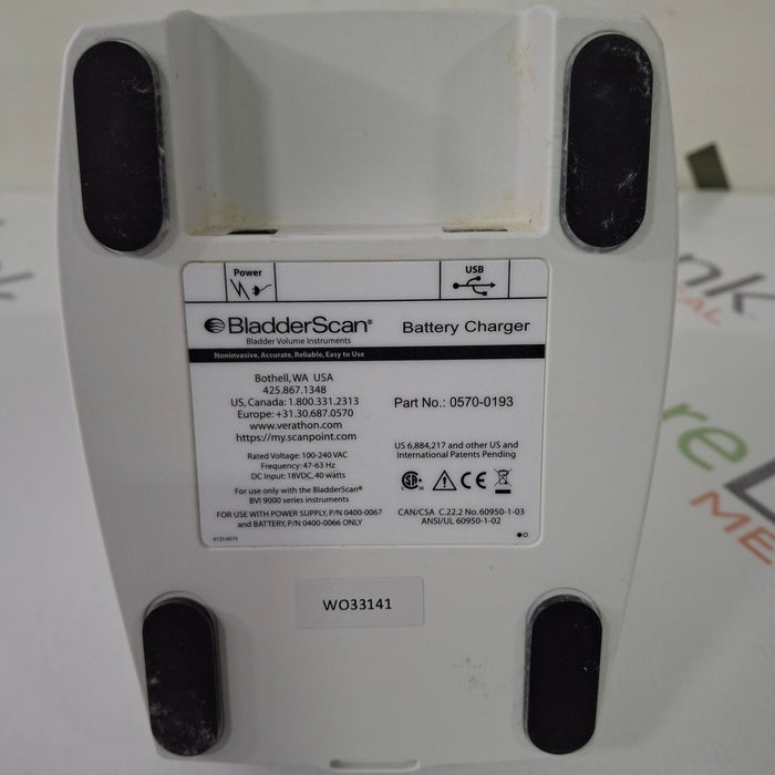 Verathon Medical, Inc Verathon Medical, Inc BladderScan 0570-0193 Battery Charger Surgical Equipment reLink Medical
