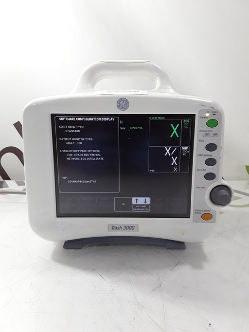 GE Healthcare GE Healthcare Dash 3000 - Masimo SpO2 Patient Monitor Patient Monitors reLink Medical