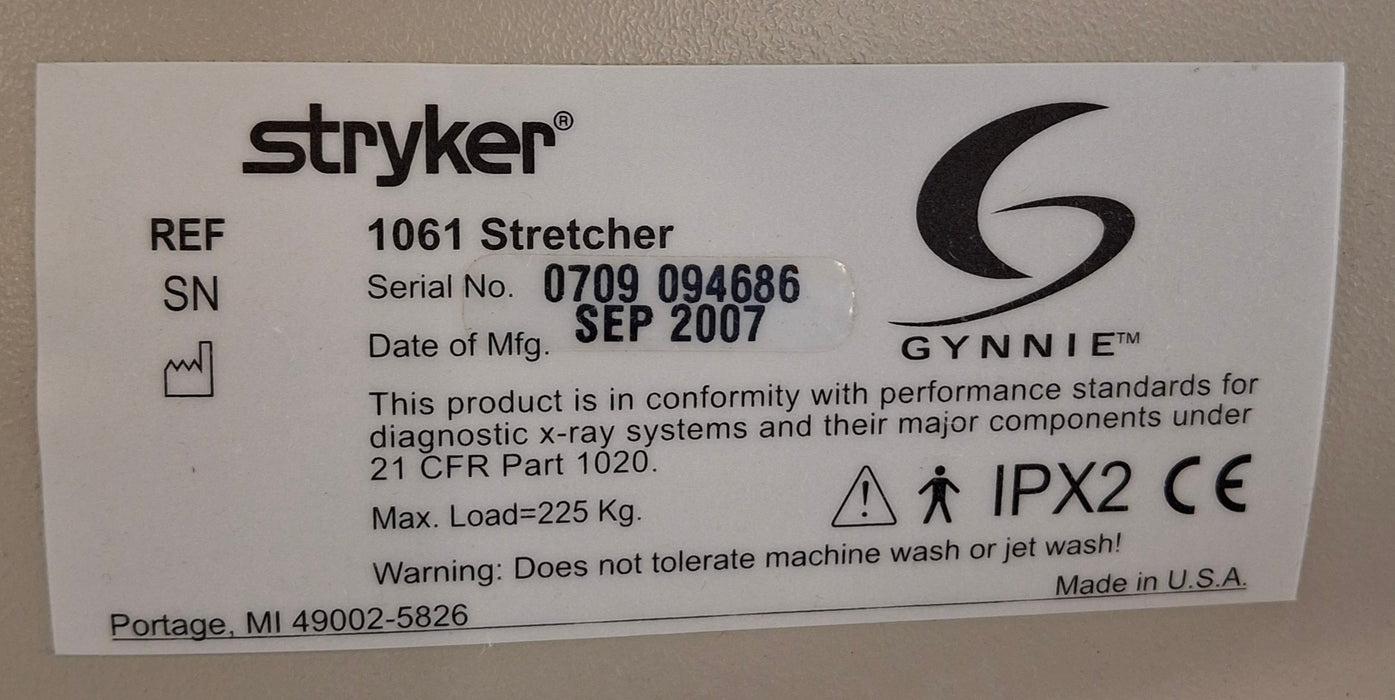 Stryker Stryker 1061 Stretcher Beds & Stretchers reLink Medical