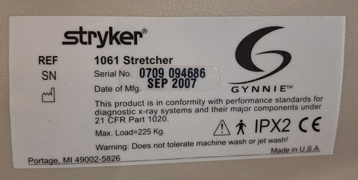 Stryker Stryker 1061 Stretcher Beds & Stretchers reLink Medical