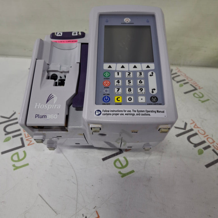 Hospira Hospira Plum 360 Infusion Pump Infusion Pump reLink Medical