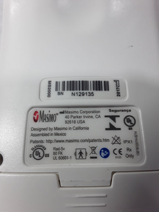 Masimo Rad-5v Handheld Pulse Oximeter Medical