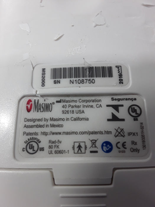 Masimo Rad-5v Handheld Pulse Oximeter Medical