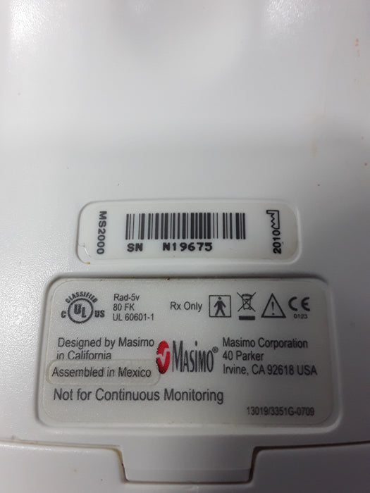 Masimo Rad-5v Handheld Pulse Oximeter Medical