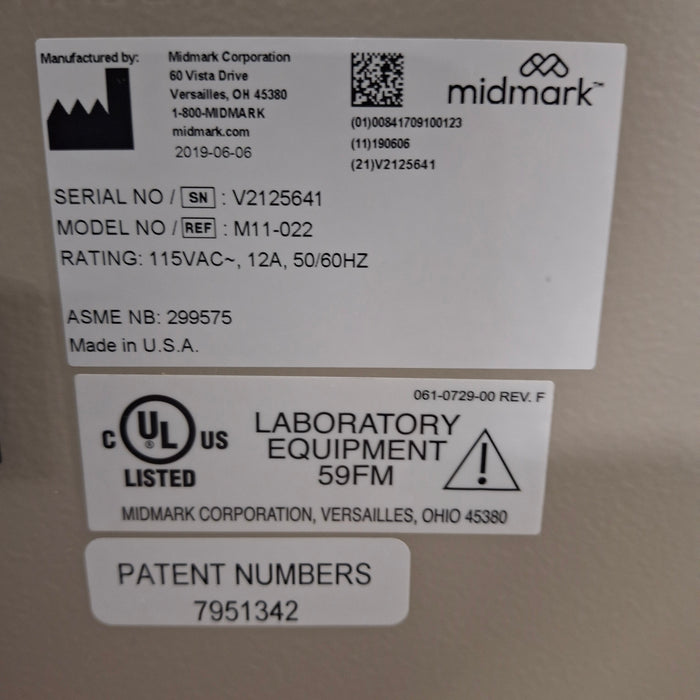 Midmark Midmark M11-022 UltraClave Autoclave Sterilizer Sterilizers & Autoclaves reLink Medical