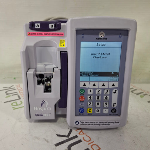 Hospira Hospira Plum 360 Infusion Pump Infusion Pump reLink Medical