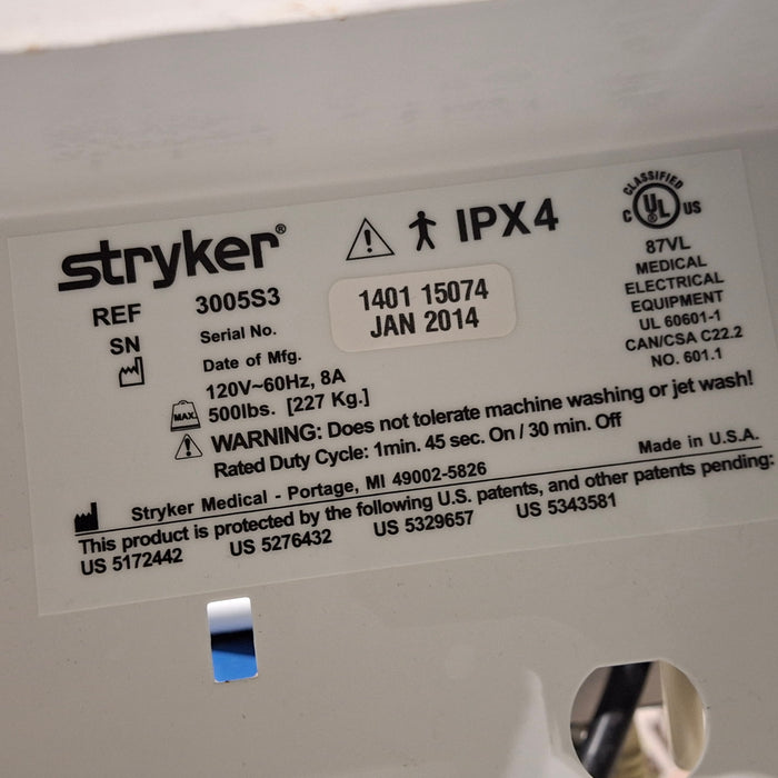 Stryker Secure III 3005 Hospital Bed