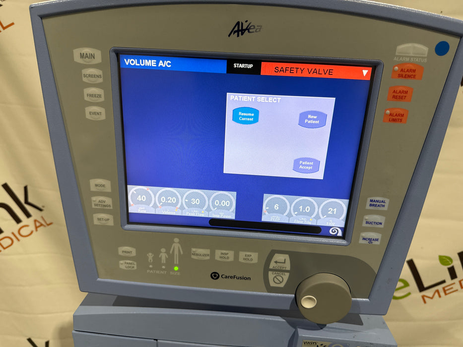 CareFusion CareFusion Avea Ventilator Respiratory reLink Medical