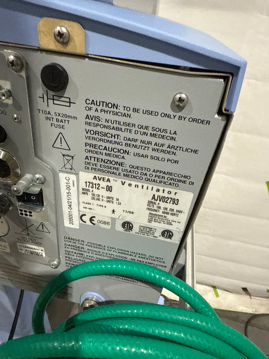 CareFusion CareFusion Avea Ventilator Respiratory reLink Medical