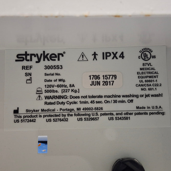 Stryker Secure III 3005 Hospital Bed