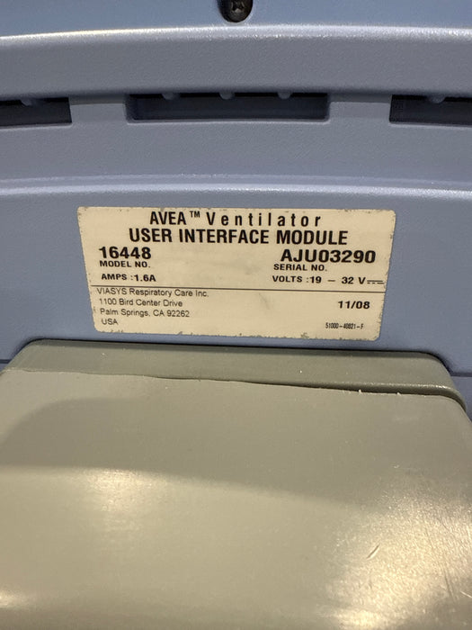 CareFusion CareFusion Avea Ventilator Respiratory reLink Medical