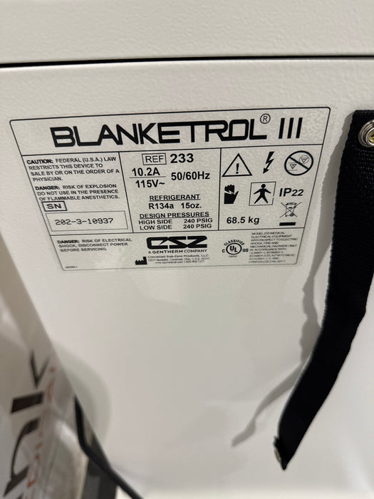 Cincinnati Sub-Zero CSZ Cincinnati Sub-Zero CSZ Blanketrol III Hypothermia Unit Temperature Control Units reLink Medical