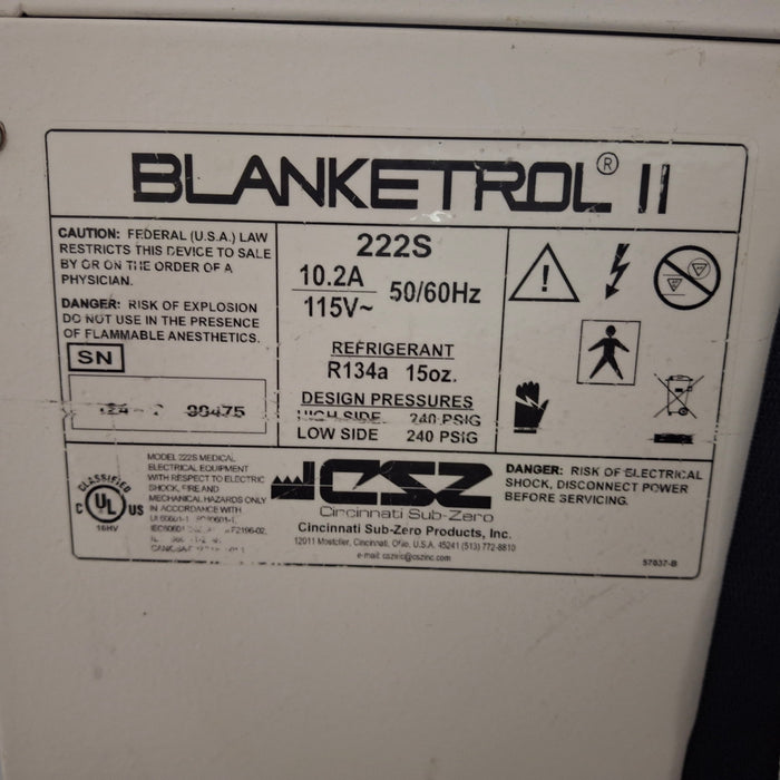 Cincinnati Sub-Zero CSZ Cincinnati Sub-Zero CSZ Blanketrol II Hyper/Hyporthermia Unit Temperature Control Units reLink Medical