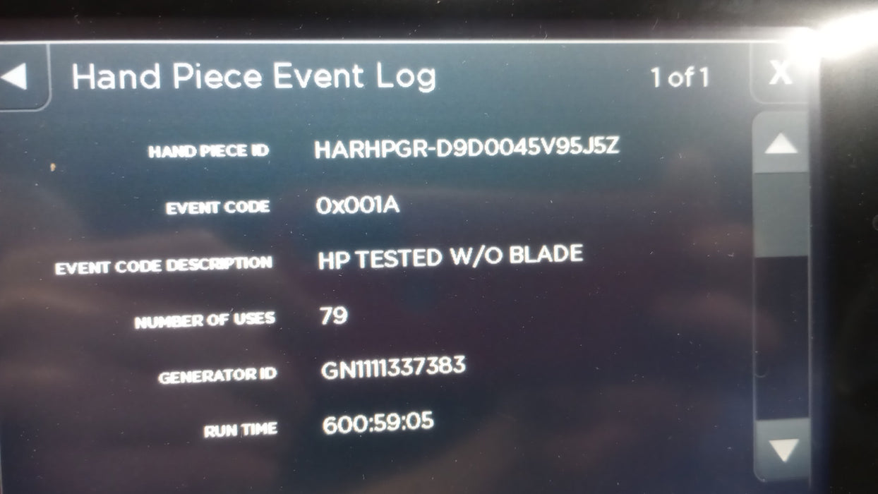 Ethicon Inc. Ethicon Inc. HARHPGR Harmonic Gray Handpiece Surgical Power Instruments reLink Medical